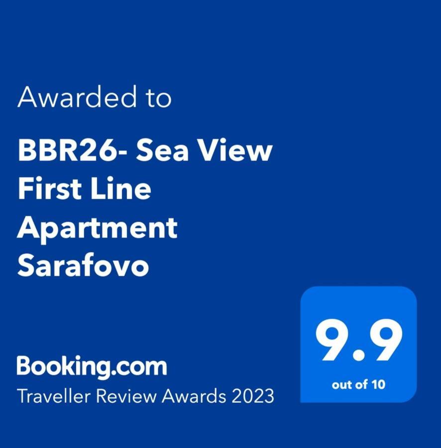 Bbr26- Sea View First Line Apartment Sarafovo Burgas Extérieur photo